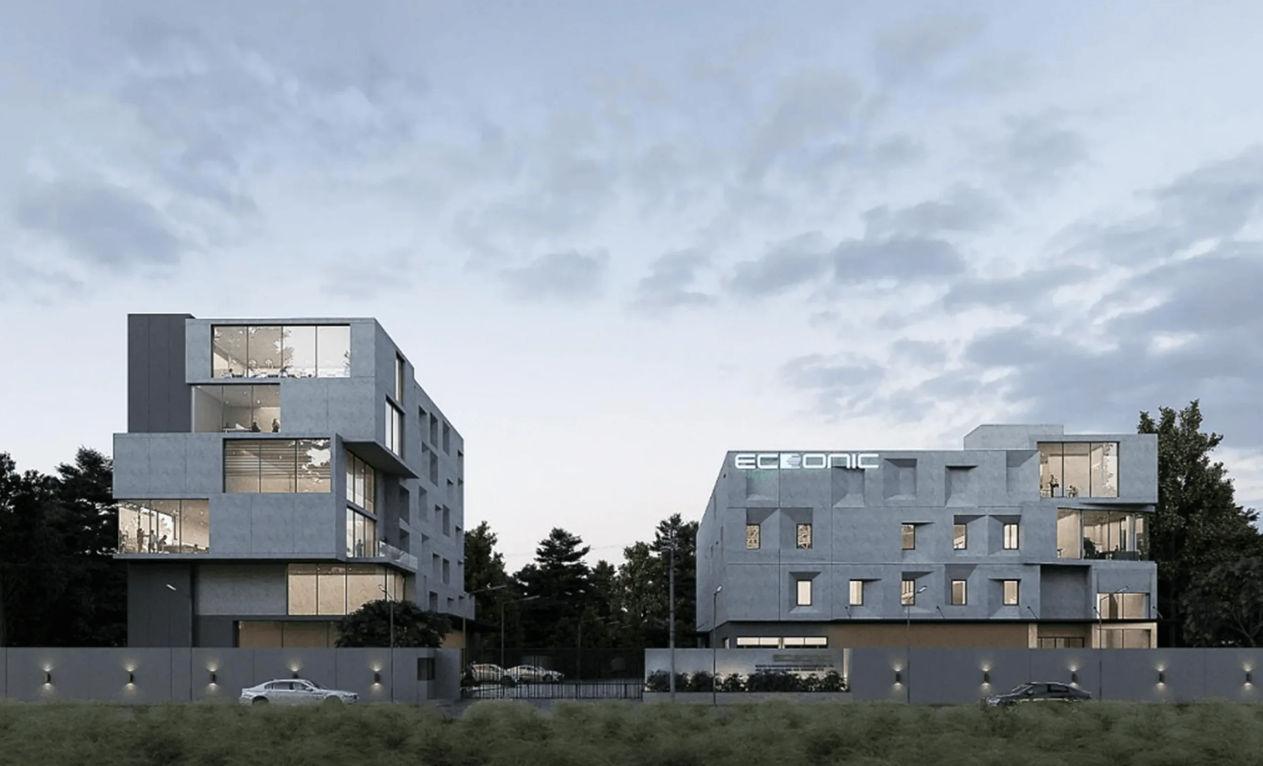 Ecronic headquarters exterior