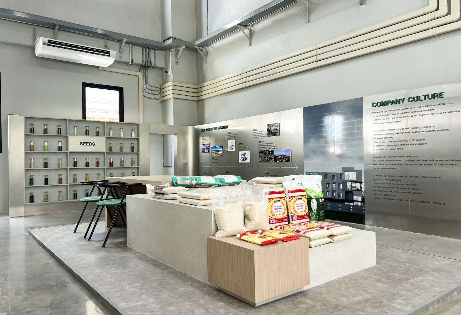 Ecronic equipment showroom
